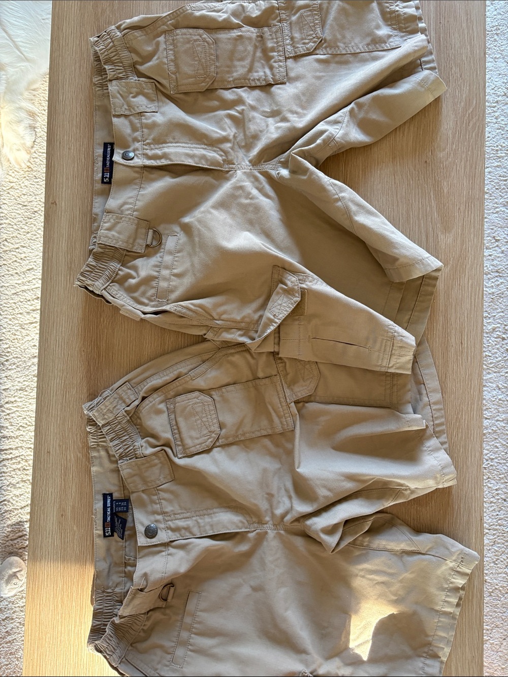 5.11 Tactical Women's Tan Cargo Shorts - Khaki